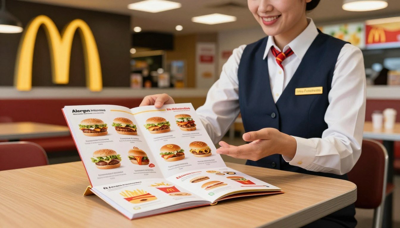 mcdonald's menu allergens